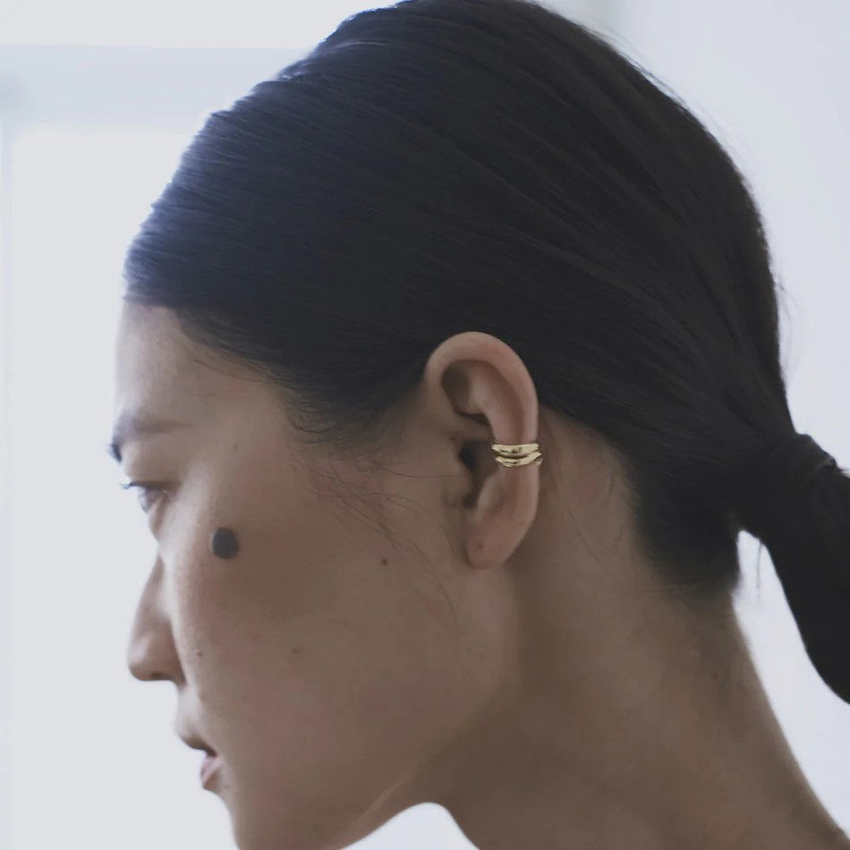 Spiral - Ear Cuff/ Silver , Gold