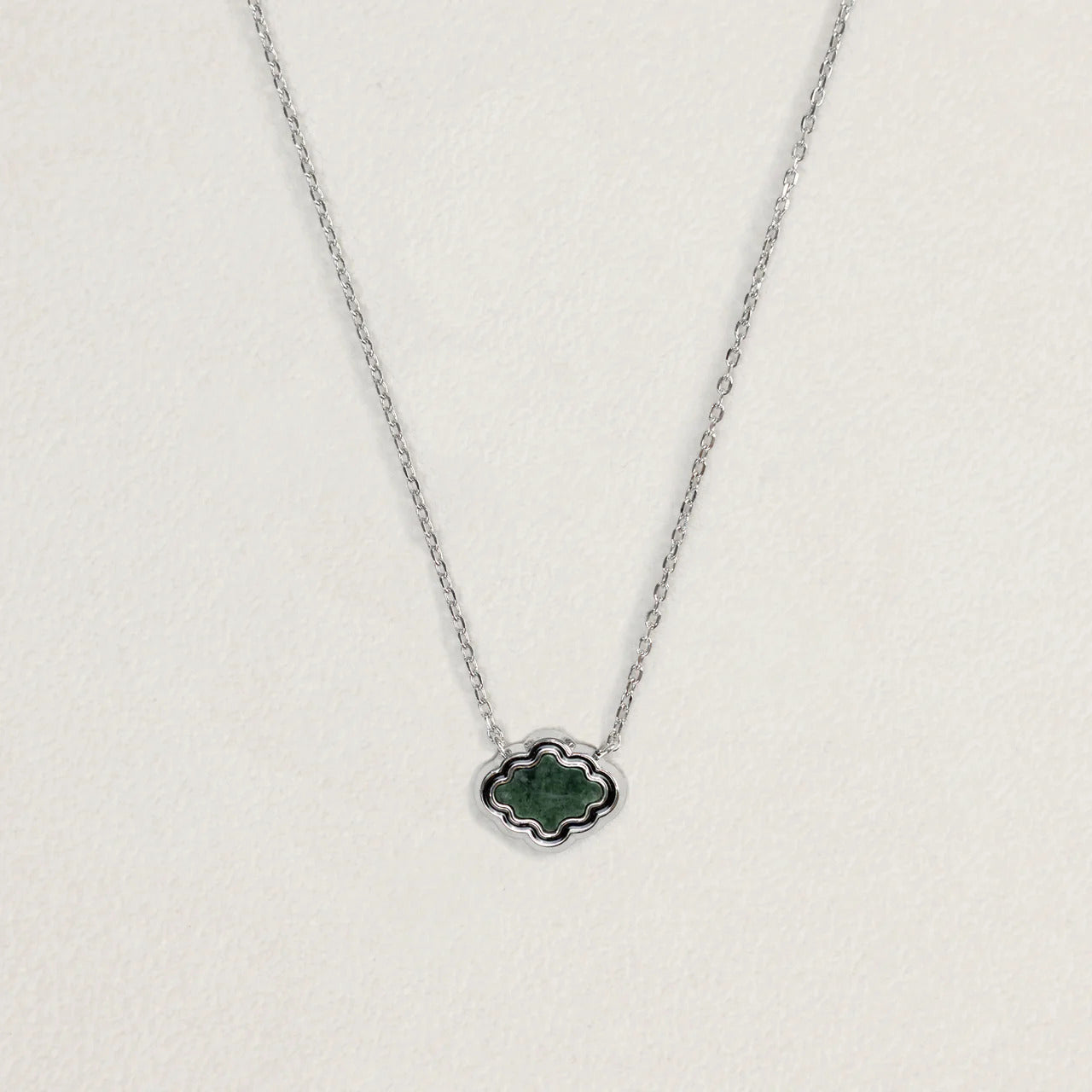 NAVA NECKLACE / Black , Dark Green