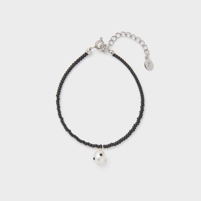 Ashore Pendant Bracelet (Black・White)