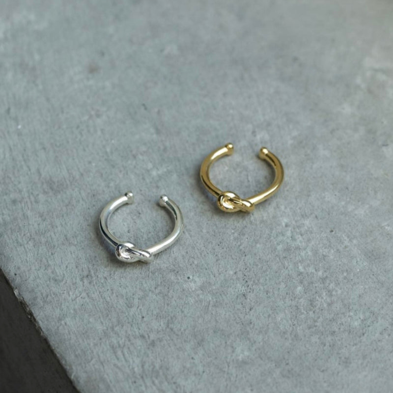 "Knot" ring/ Silver, Gold
