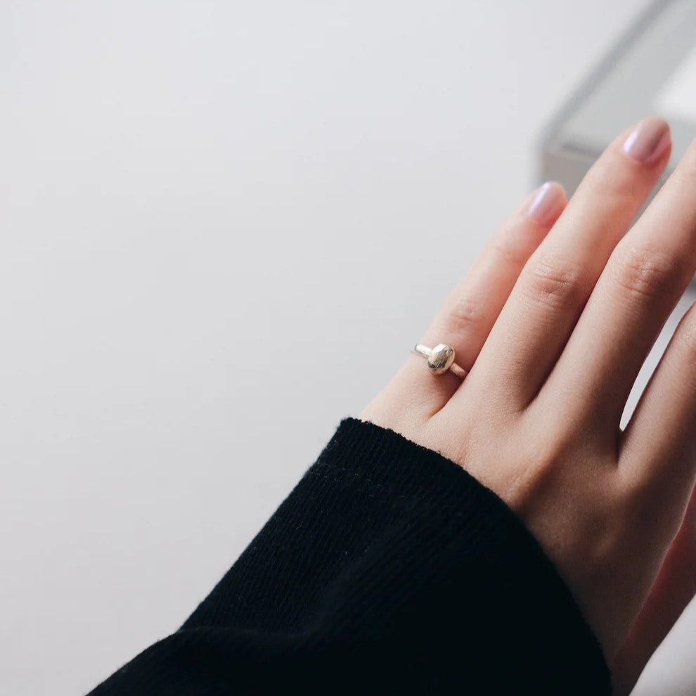 Crystal Bean Ring