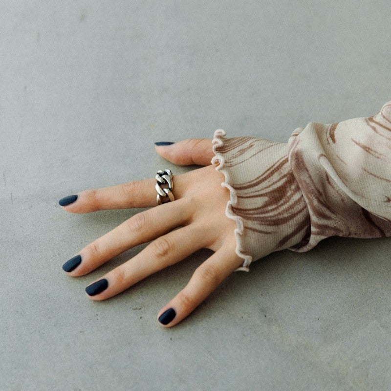 "Chain" plate ring