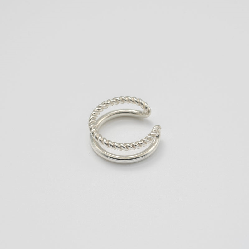 "Duality" ring / SILVER, GOLD