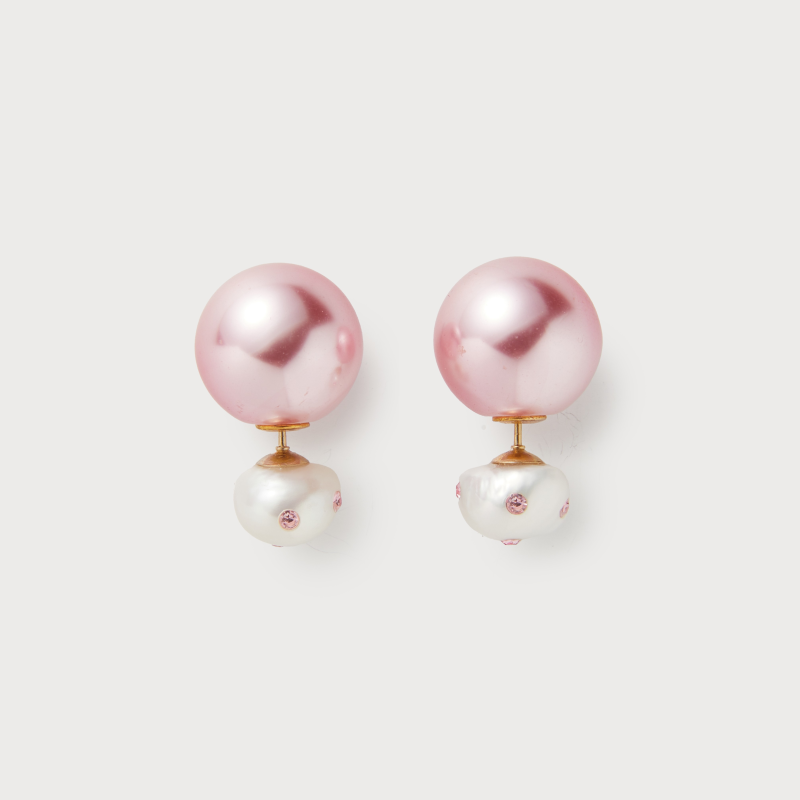 Ashore Earrings (Pearl ・Gold・Light Pink)