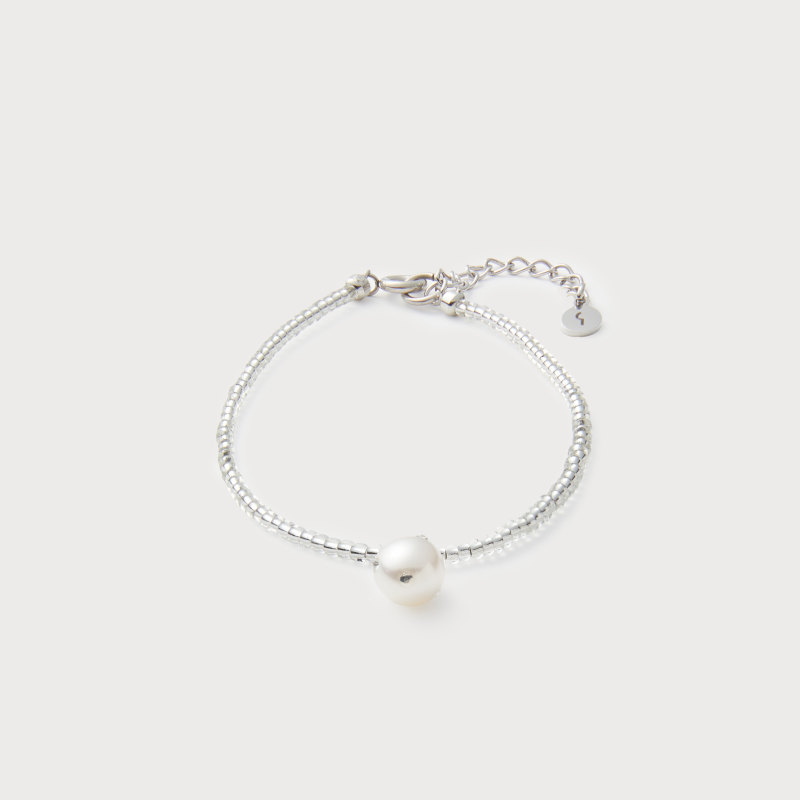 Ashore Pendant Bracelet (Black・White)