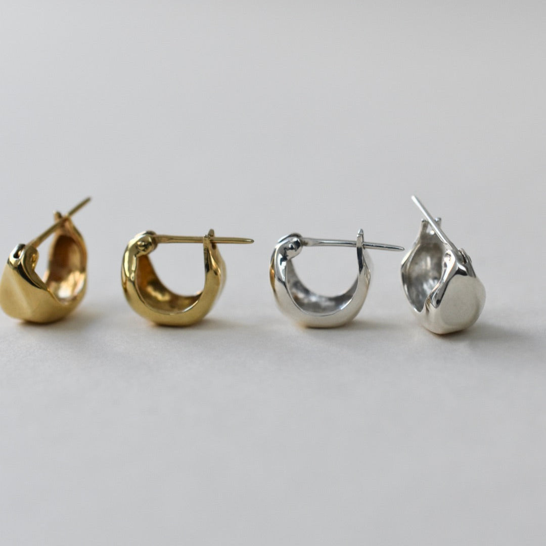 クラウドピアス (シルバー・ゴールド)