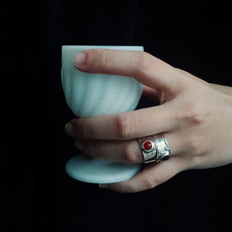 GEM 01 – Red Agate Ring