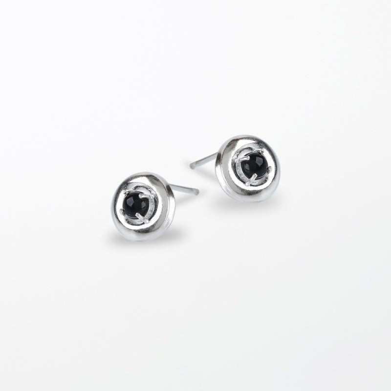 Onyx Mini Ball Earring