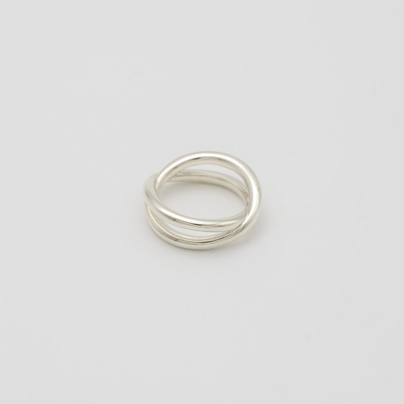 "Cross" ring/ SILVER, GOLD, MIX