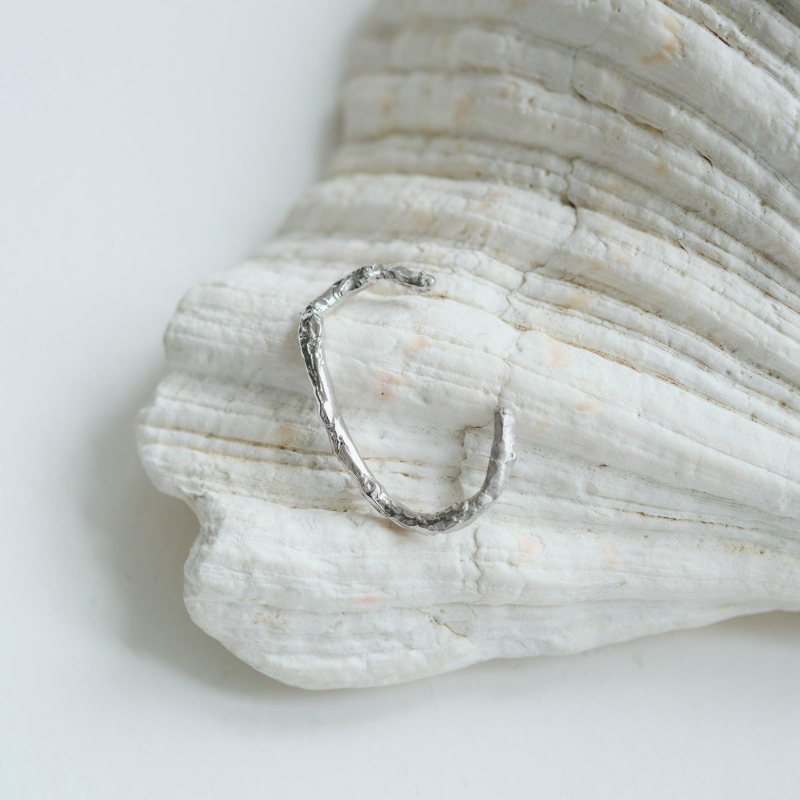 Branch Double Ring/ Gold, Silver