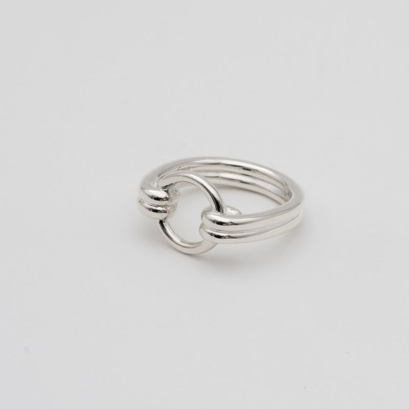 "Circle" open ring/ Silver, Gold