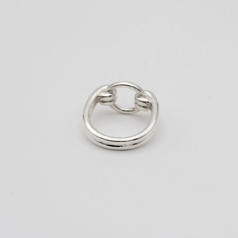"Circle" open ring/ Silver, Gold