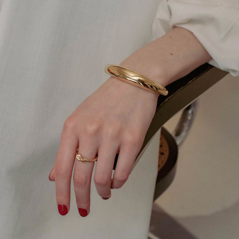 "Knot" ring/ Silver, Gold