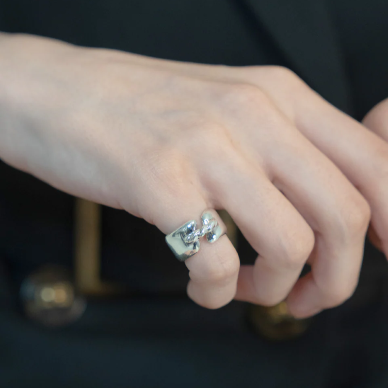 『Double』Twist Ring#3