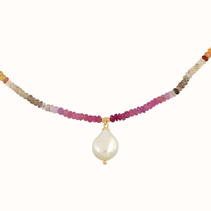 NEELAM multi sapphires Necklace