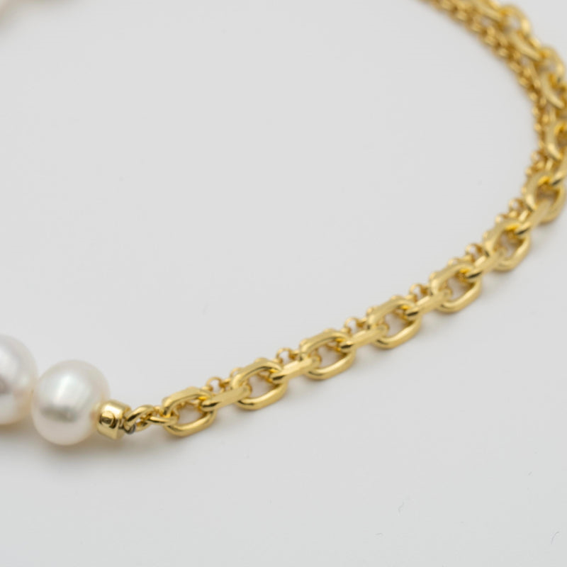 "Pearl" bracelet/ SILVER, GOLD
