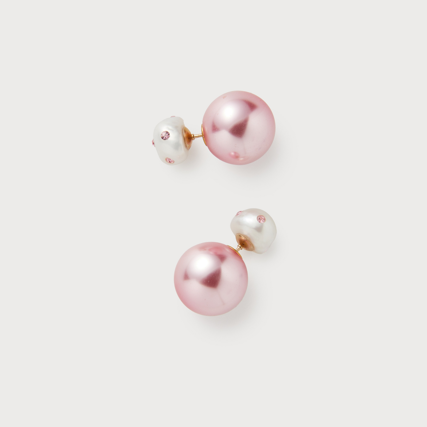 Ashore Earrings (Pearl ・Gold・Light Pink)