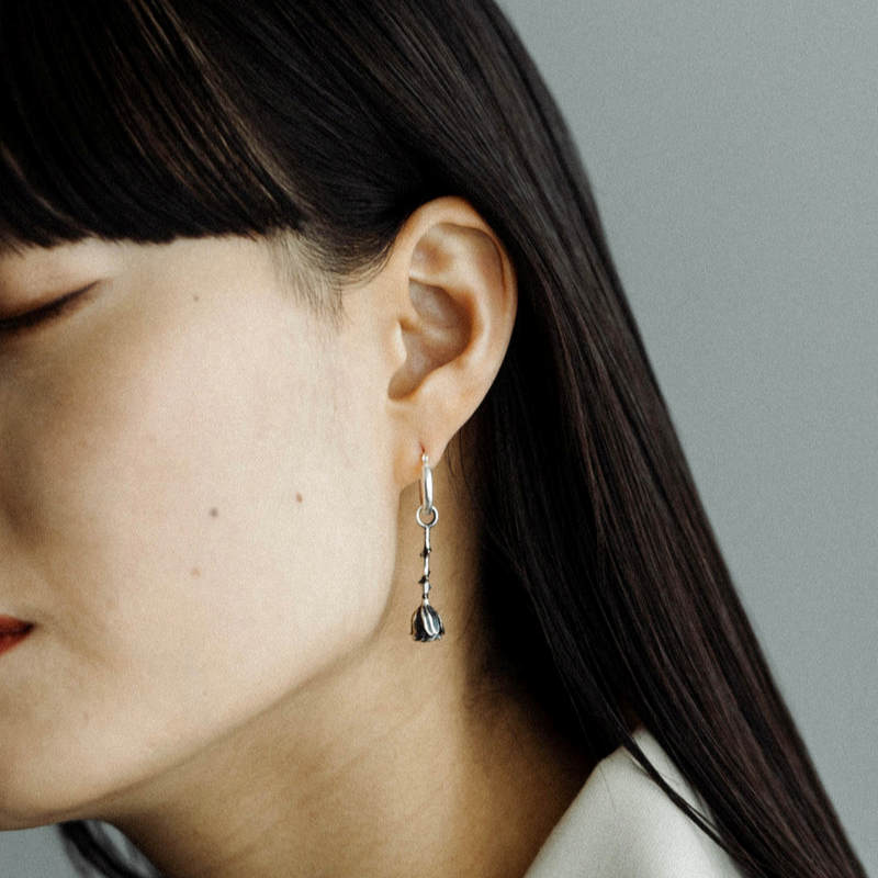 "Rose" earring (片耳用/ピアスタイプ)
