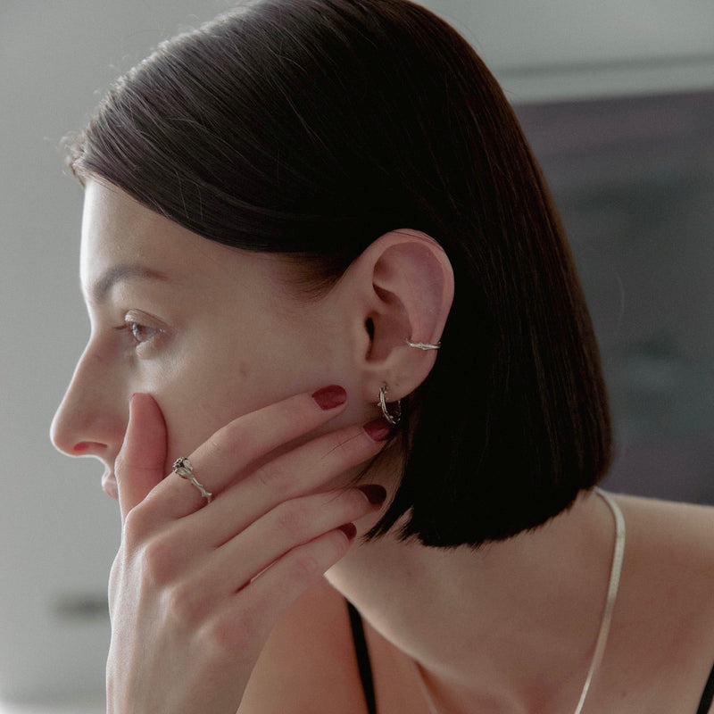 "Rose" hoop pierce (両耳用)