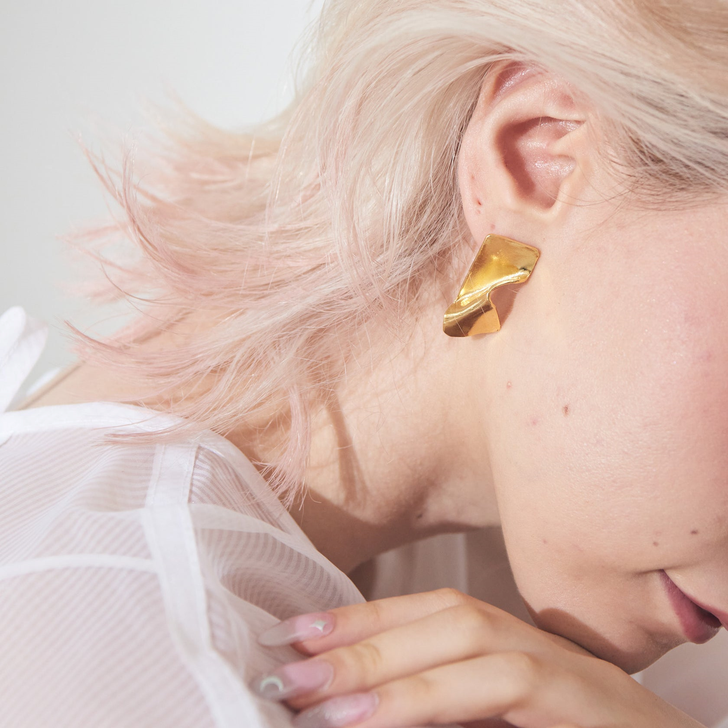 Fold/ Pierce, Earrings