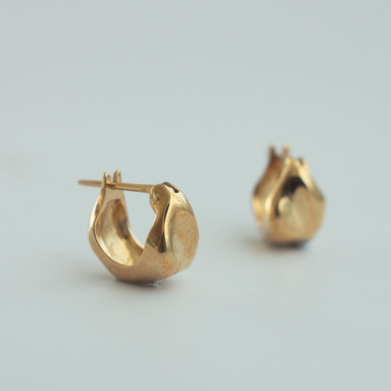 クラウドピアス (シルバー・ゴールド)