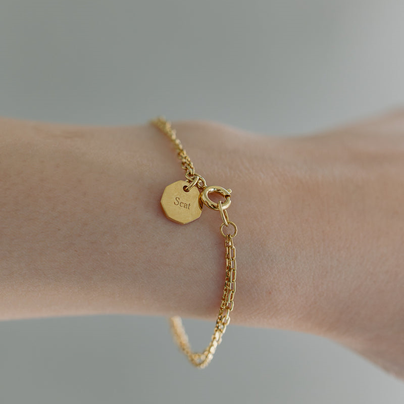 "Link" bracelet/ SILVER, GOLD