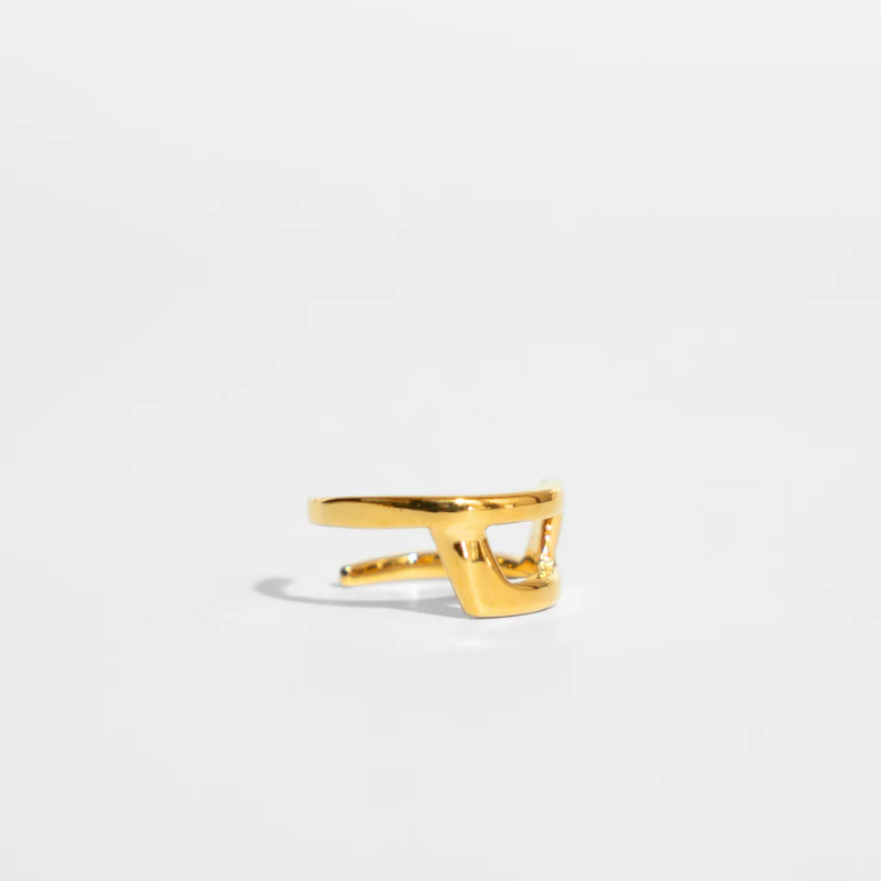 『Natural』Cuff Ring/ Silver, Gold