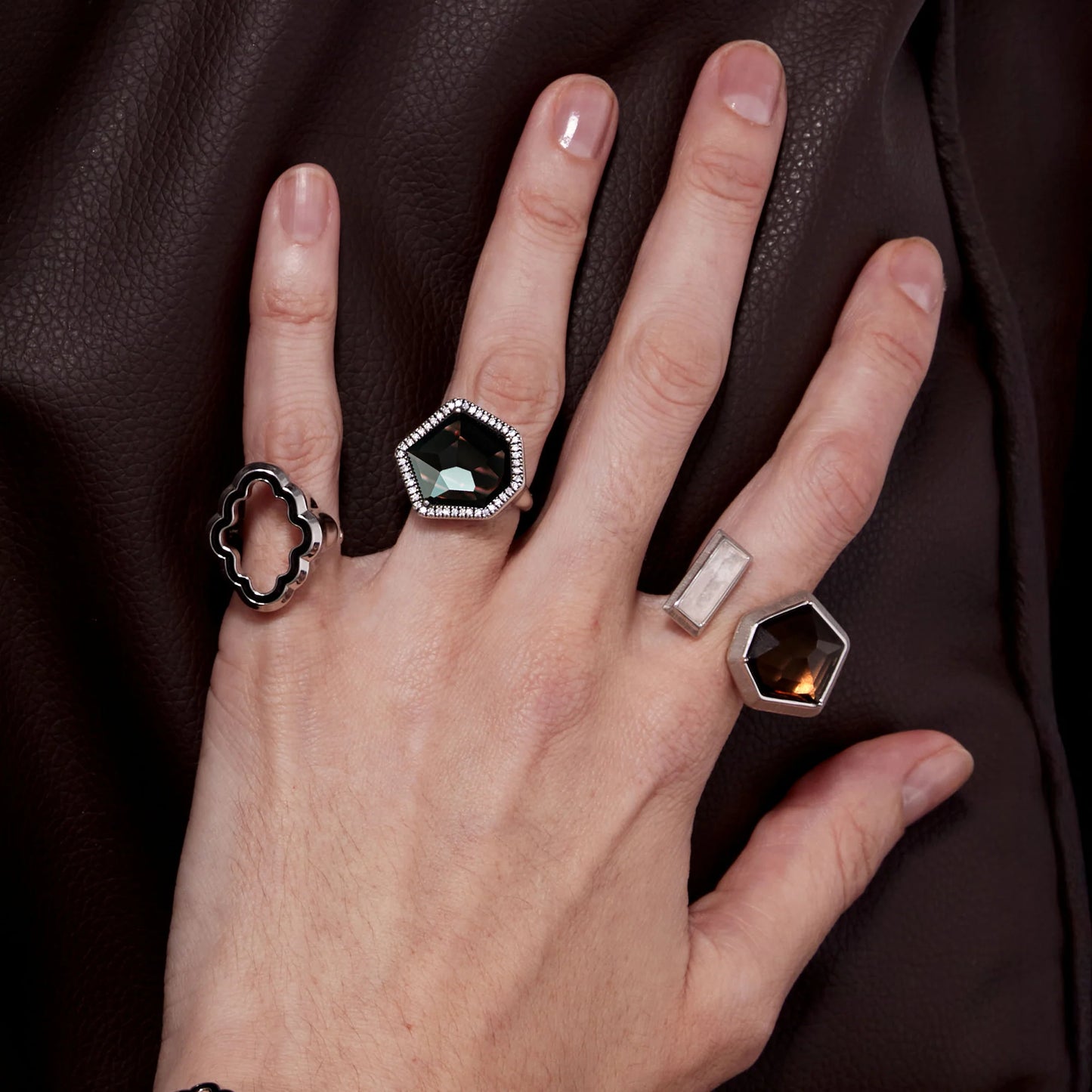 ARUNA RING(Brown)