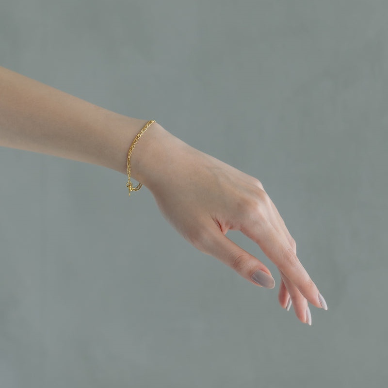 "Link" bracelet/ SILVER, GOLD