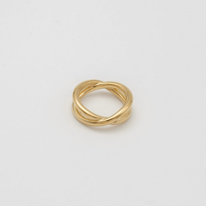 "Cross" ring/ SILVER, GOLD, MIX