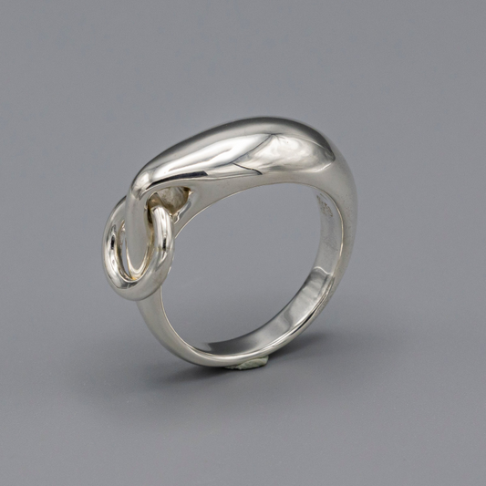Bloom ring Silver