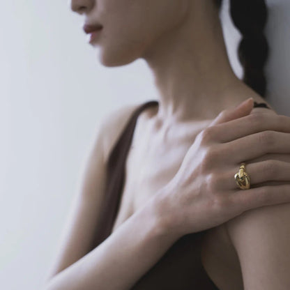 Knot Form -  Ring/ Silver , Gold