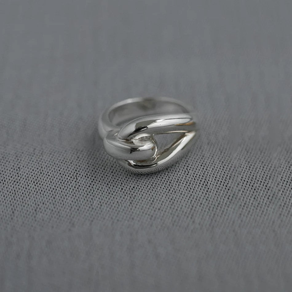 Knot Form -  Ring/ Silver , Gold