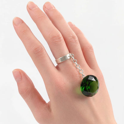 Glass Facet Ring / 4色