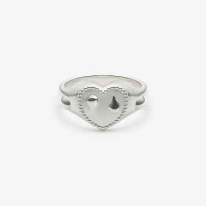 Heart & tears ring