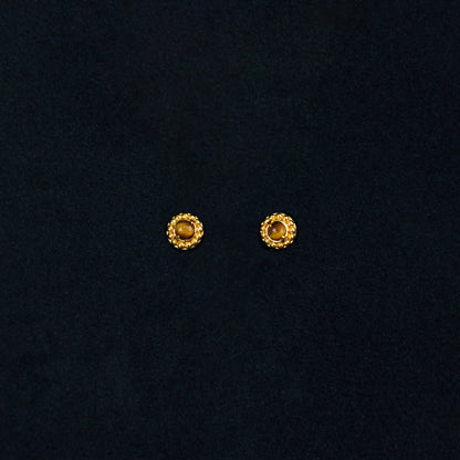 ASTRAIOS DOT EARRING / Silver , Gold