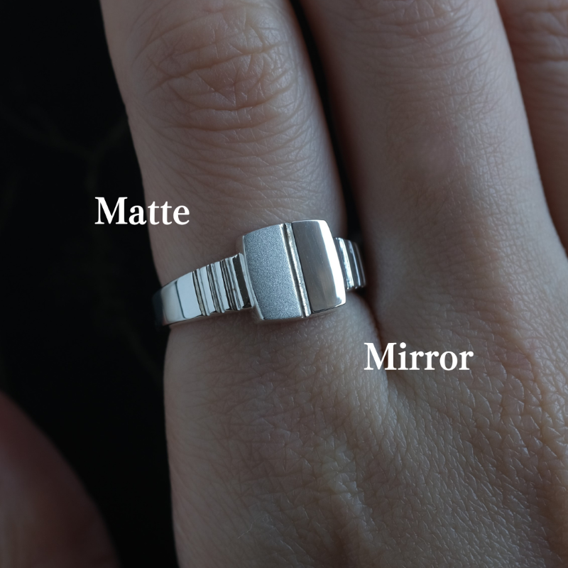 ljós og skuggi ring　シグネットリングM