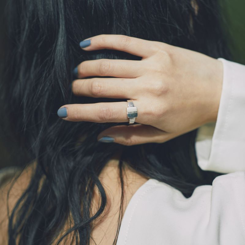 ljós og skuggi ring　シグネットリングM
