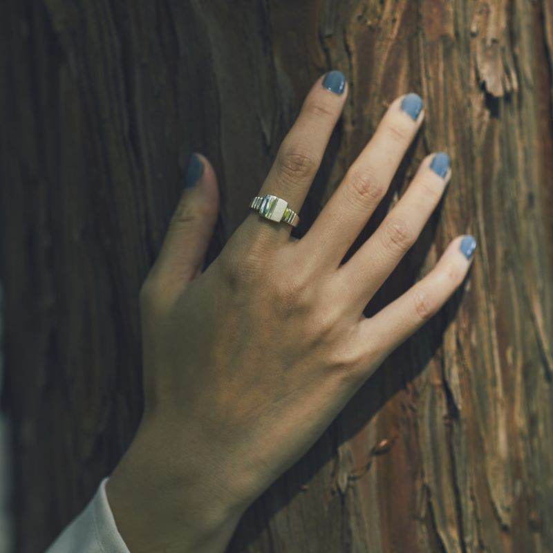 ljós og skuggi ring　シグネットリングM