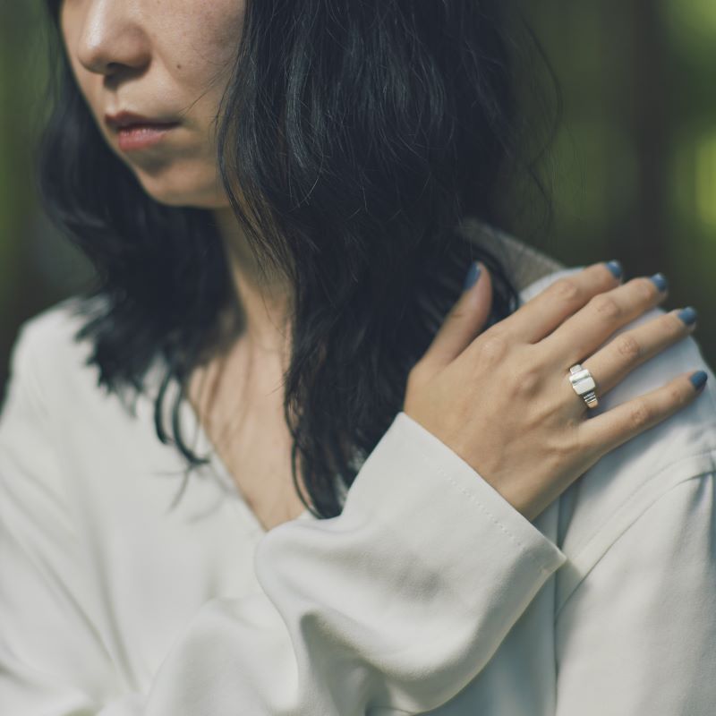 ljós og skuggi ring　シグネットリングM