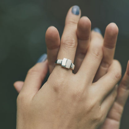 ljós og skuggi ring　シグネットリングM