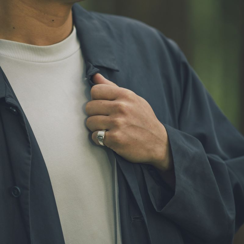 ljós og skuggi ring　シグネットリングL