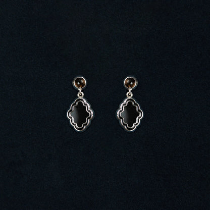 KUSUMA EARRING / Black , Green