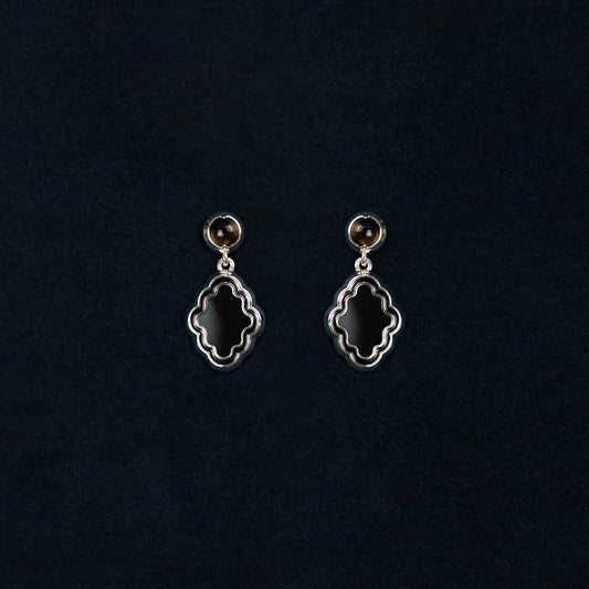 KUSUMA EARRING / Black , Green