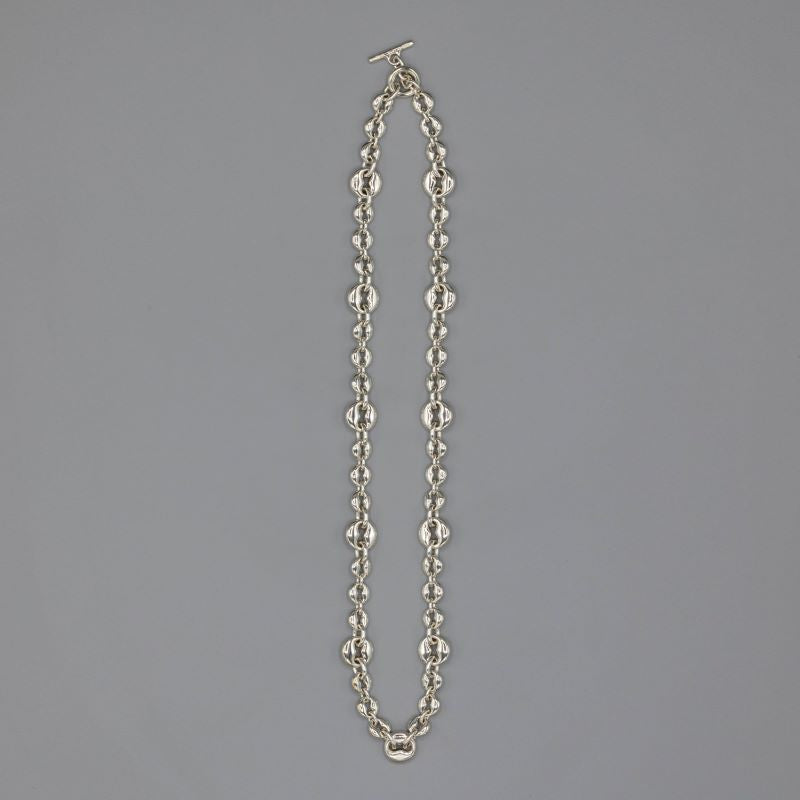 8hole necklace Silver