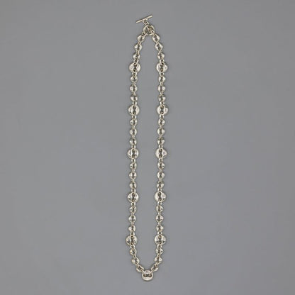 8hole necklace Silver