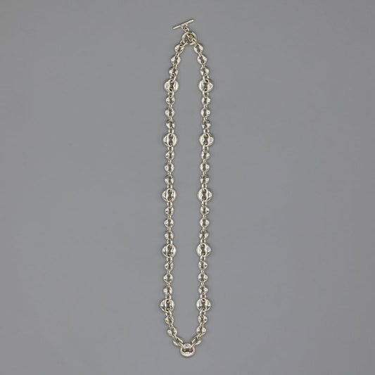 8hole necklace Silver