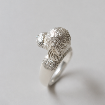 ring poodle face