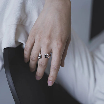 Spiral - Open Ring/ Silver , Gold