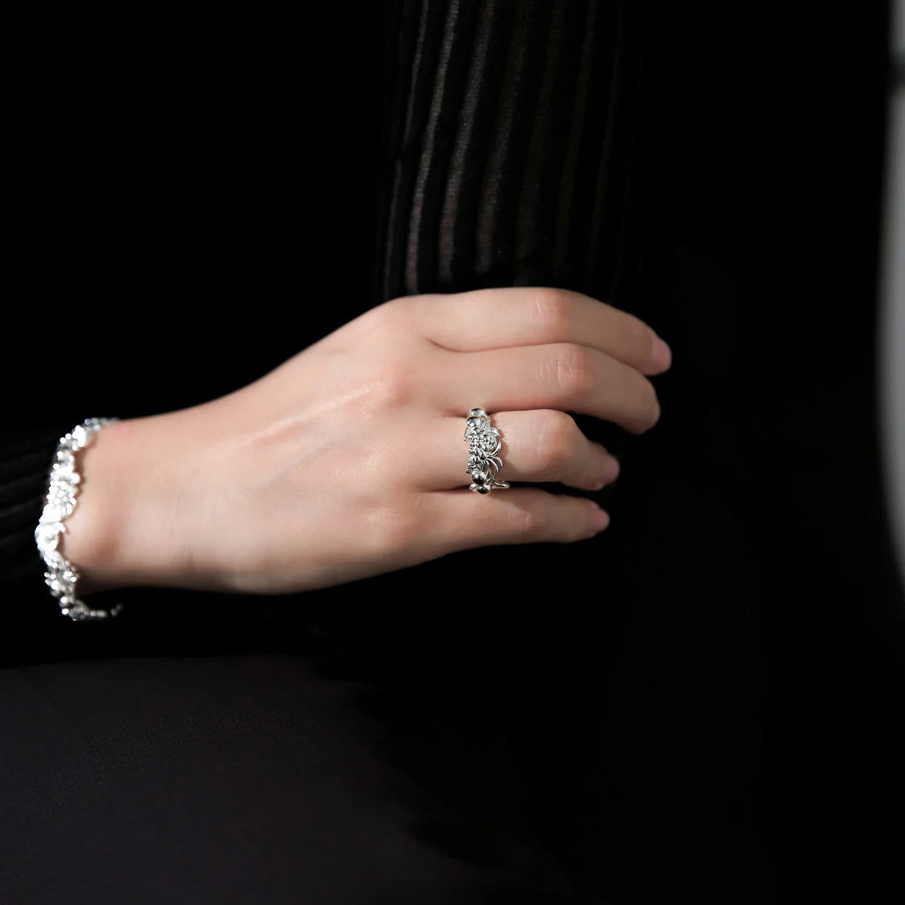 The frozen fruits Ring/ Silver , Gold